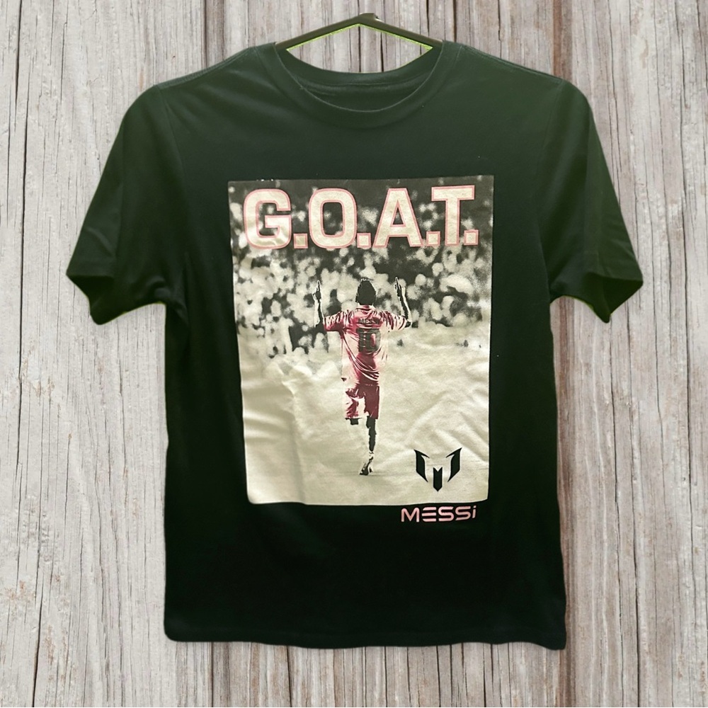 Messi Black Graphic Kids T-Shirt size 10-12